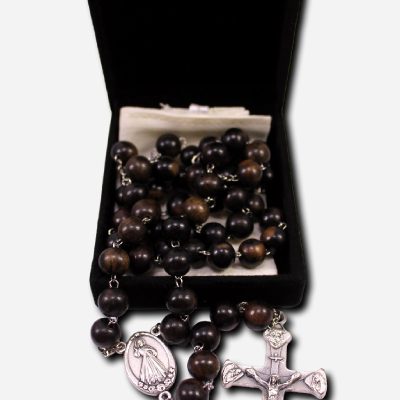 Kamagong Rosary with Box and Pouch