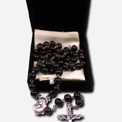 Kamagong Rosary with Box and Pouch