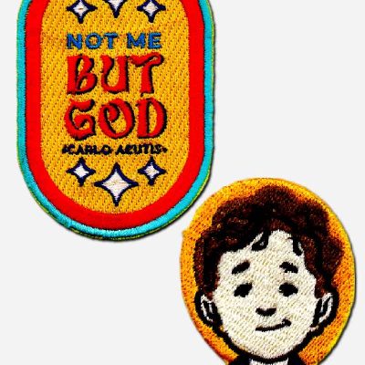 Blessed Carlo Acutis Iron-on Embroidered Washable Patch