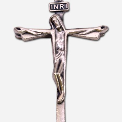 Nickel Cross Pendant 4 x