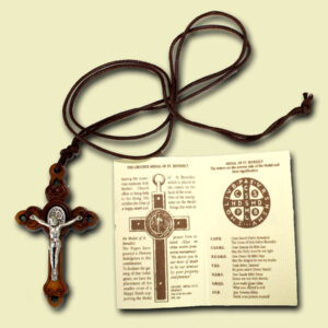 Crucifix with Saint Benedict Medal - 3 x 5 cm