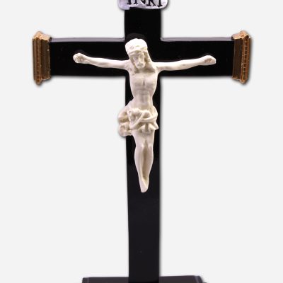Black Crucifix with Stand - 5 x 2 x