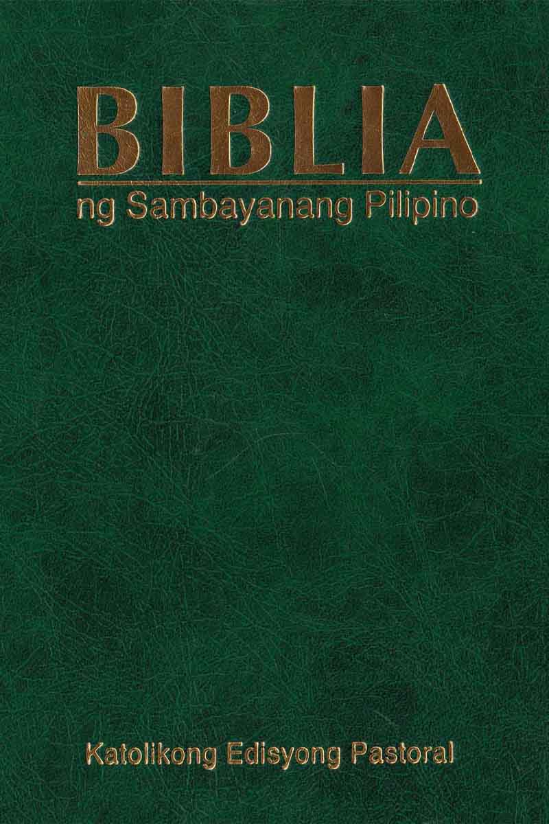 Biblia ng Sambayanang Pilipino - Katolikong Edisyong Pastoral with Index Hardbound Green