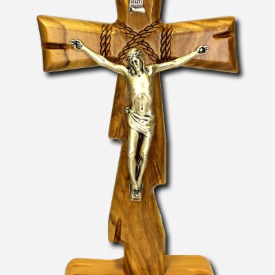CRUCIFIX - 8 X 5 X OLIVE WOOD MADE IN ITALY