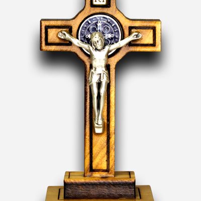 CRUCIFIX WITH SAINT BENEDICT -