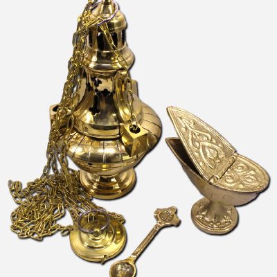 Censer and Boat Brass Metal