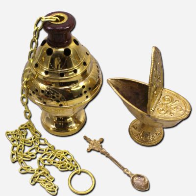 Censer and Boat Brass Metal