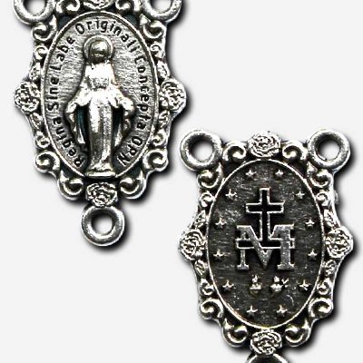 Center Medal - Our Lady of Miraculous Medal