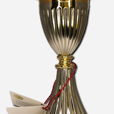 Chalice with Paten and Pouch - Two Tone - Made in Italy - 6 x 6 x