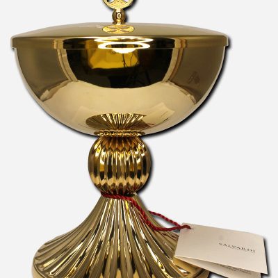 Ciborium with Pouch - Made in Italy  - 11 x 11 x