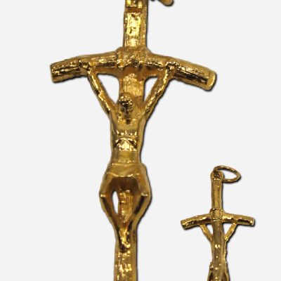 Cross Pendant - Gold Colored - 2 x