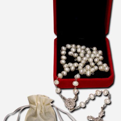 Cultured Pearl Rosary