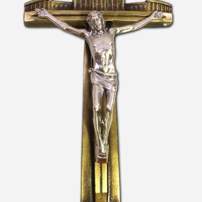 Jubilee hanging Crucifix - Bronze - 3 x 0.5 x - Made in Italy