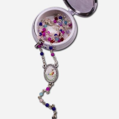 Jubilee Rosary Multicolor with Case - Made in Italy