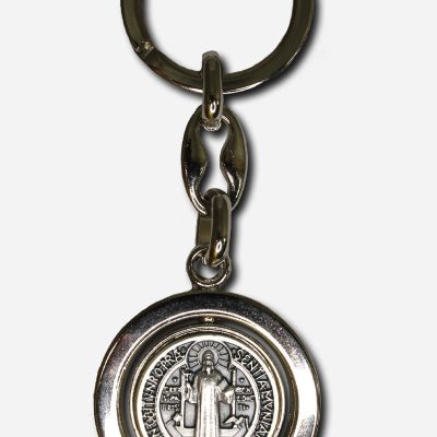 SAINT BENEDICT - ROTATING KEY CHAIN 1 x ITALY