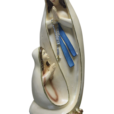 Our Lady of Lourdes with Saint Bernadette -
