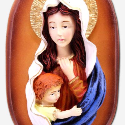 MADONNA AND CHILD WALL MOUNTED - 3 X