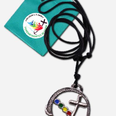 NECKLACE GLOSSY NICKEL JUBILAEUM A.D. MMXXV ITALY -