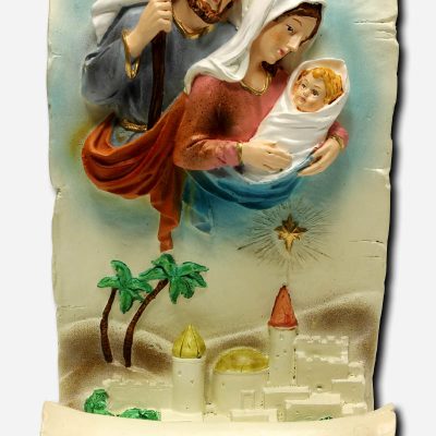 Nativity on a Scroll - 4 x