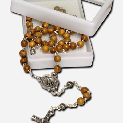 Olive Wood Rosary Italy