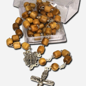 Olive Wood Rosary 8mm Italy