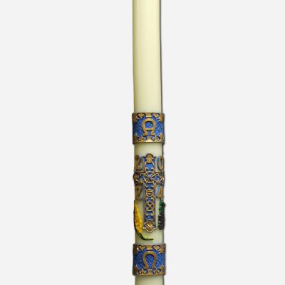 Paschal Candle 2024 - Blue 3 x 3 x