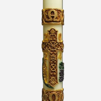 Paschal Candle 2024 - Caramel 3 x 3 x