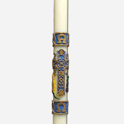 Paschal Candle 2024 - Blue 6 x 6 x