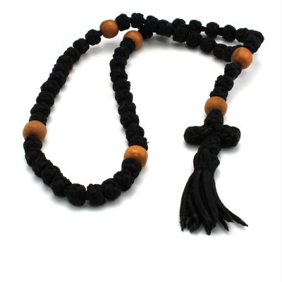 Knotted Rosary - Black
