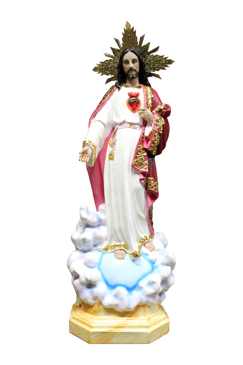 Sacred Heart with Lace