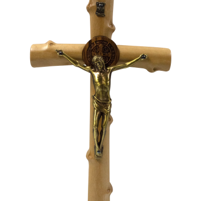 CROSS WITH SAINT BENEDICT MEDAL - ITALY -