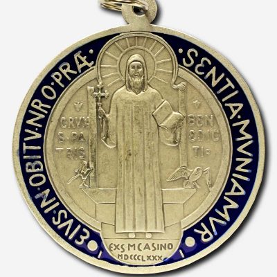 Saint Benedict Medal - Silver Made in Italy