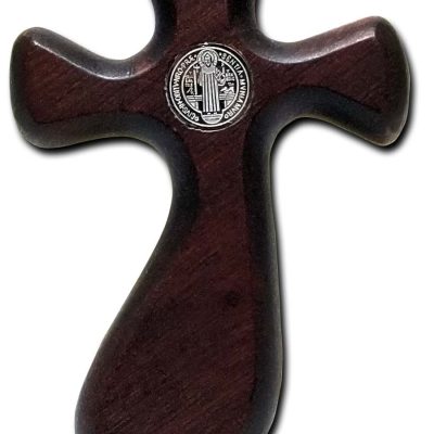 Saint Benedicts Holding Cross with Prayer Booklet -