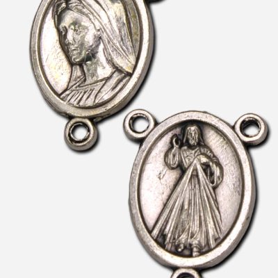 Divine Mercy Center Medal - 12 x