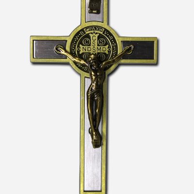 Standing Crucifix - Bronze Stainless