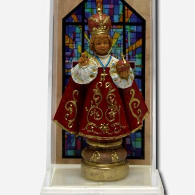 Santo Nino with Case Table Decor -
