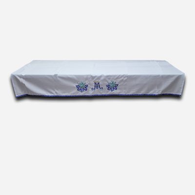Altar Table Cloth Marian- White 70 x