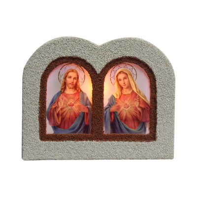 TWO HEARTS WITH LIGHT - 10 x