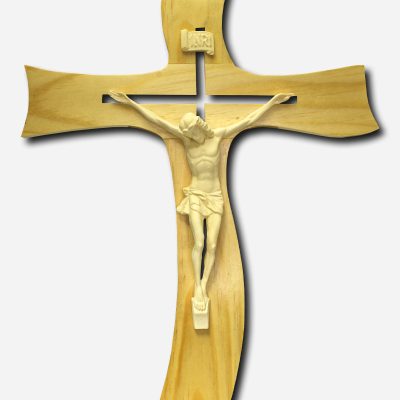 WOODEN CRUCIFIX - PALOCHINA WALL MOUNTED