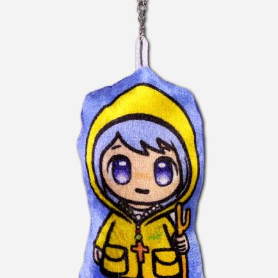 Luce Keychain with 5 pieces sticker - 9 x