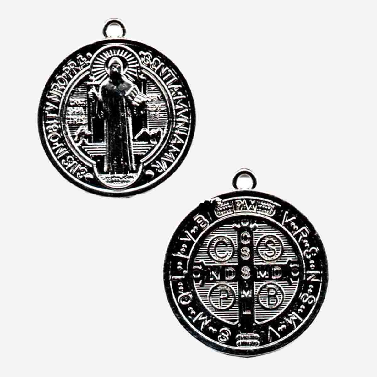 Saint Benedict Medal Round-Small 2 x 2 cm