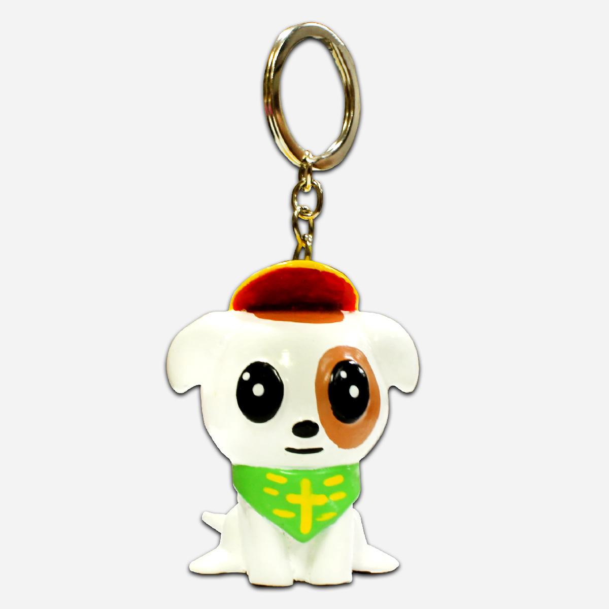 Santino Jubilee Dog Keychain - 2 x 2 x 5 inches